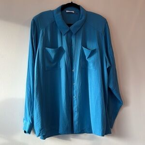 Calvin Klein Blouse Blue